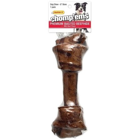 RUFFINIT Dog Bone, 8 in L, BBQ Beef Flavor 37108